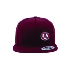 YP Classics - Premium Flat Bill Snapback Cap - Maroon