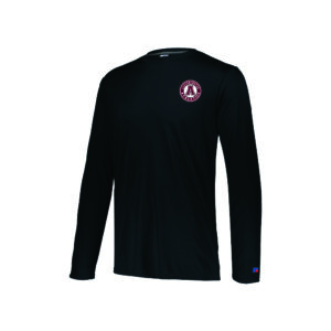 Russell - Dri- Power Core Long Sleeve Performance Tee - Black