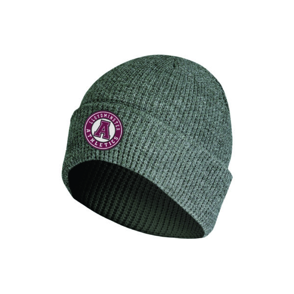 Waffle Knit Cuff Beanie - Graphite